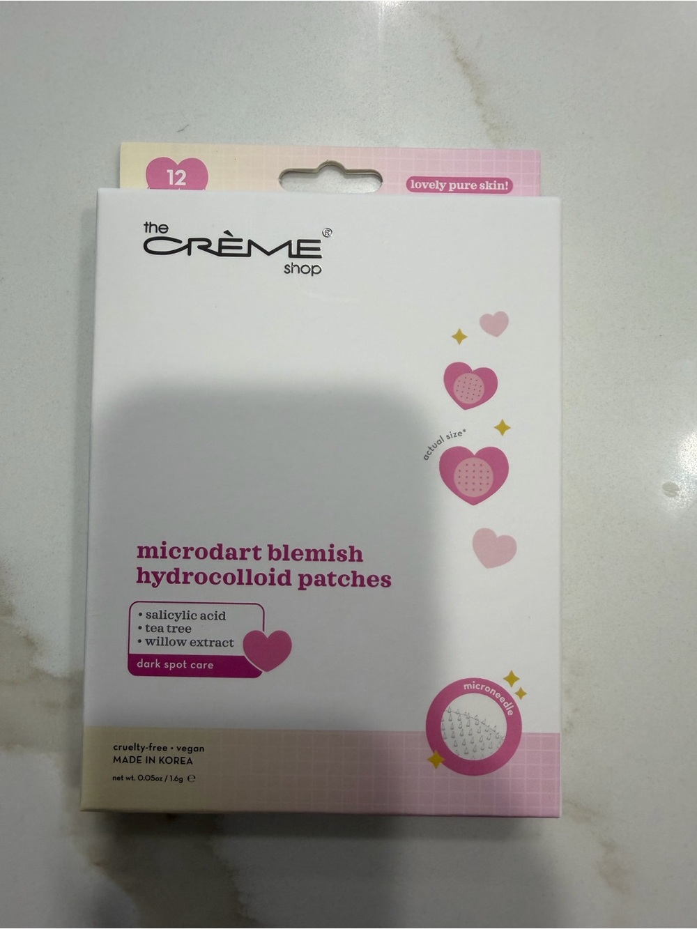 The Crème Shop Microdart Blemish Hydrocolloid Patches - Pink